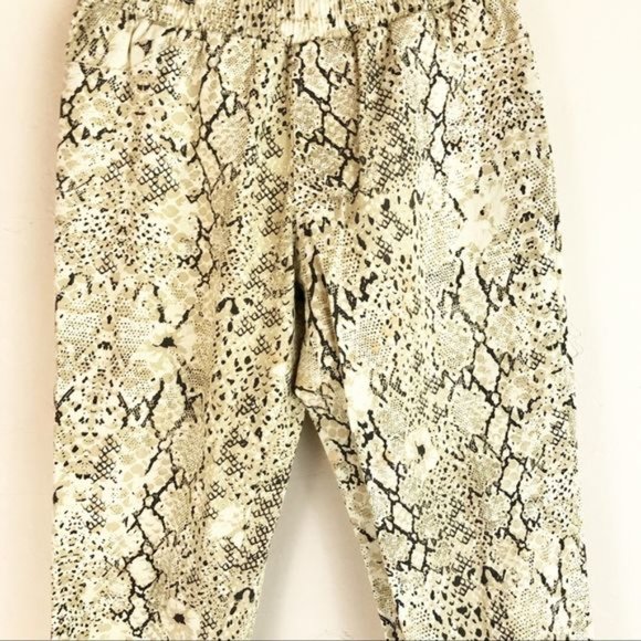Spell & The Gypsy Aloha Python Jets Snake Print Elastic Jogger Pants Sz XS - Picture 4 of 8